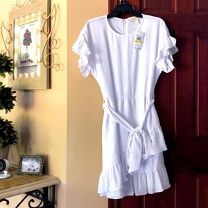 Michael for Michael Kors a white dress.